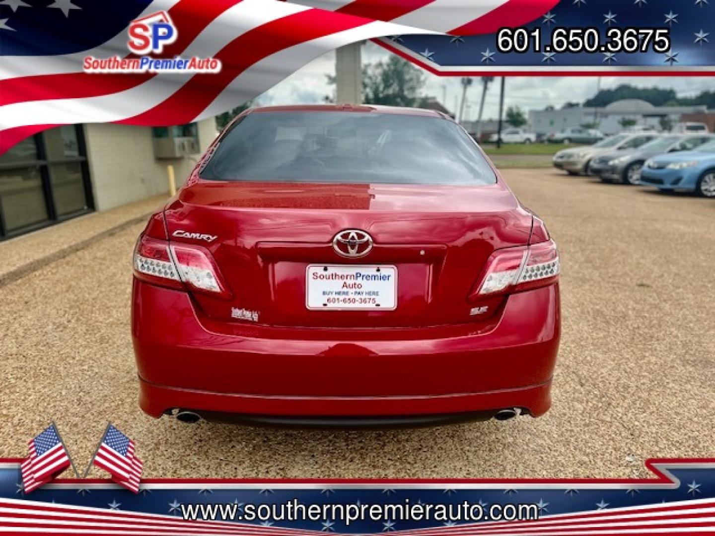 2010 RED TOYOTA CAMRY BASE; SE; LE; (4T1BF3EK7AU) , located at 922 W. Beacon St., Philadelphia, MS, 39350, (601) 650-3675, 32.770447, -89.127151 - Photo#3